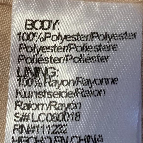 Love Sadie Pale Peach Short Sleeve Wrap Bottom Look Dress Size XL - Picture 8 of 13